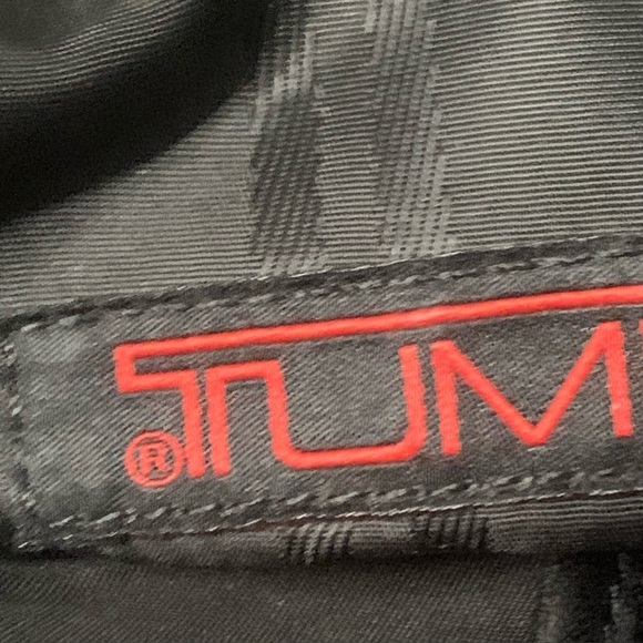 Tumi Tote Shoulder Bag Ballistic Nylon Leather Travel Carry On Black 4362D3 - Picture 3 of 16